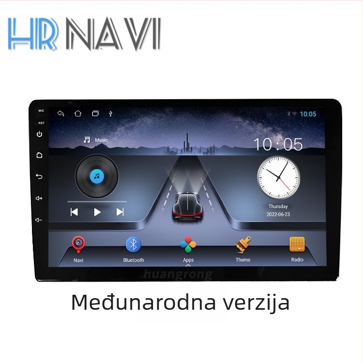 Android All-in-One head unit s IPS dotičnim zaslonom, 12V napajanje, 5×45W, Google Play međunarodna verzija, 1-godišnje garancija