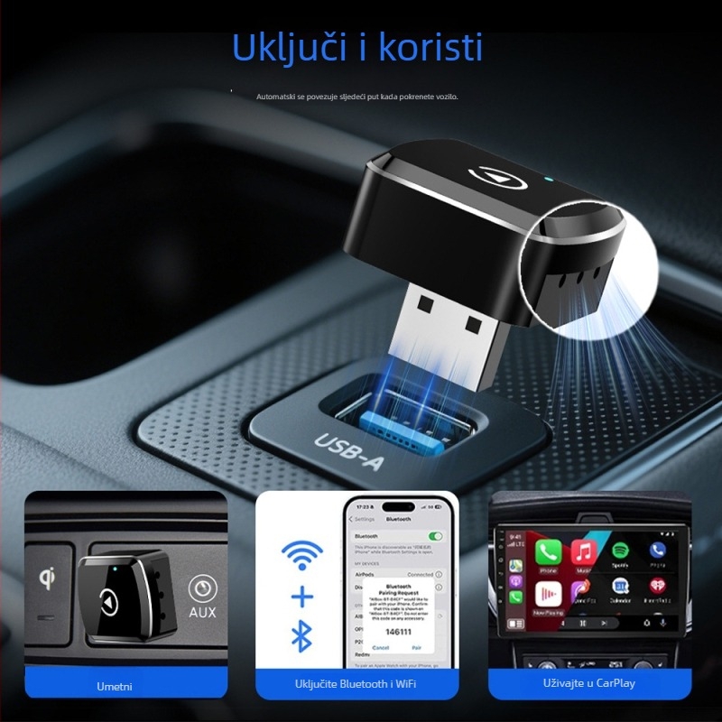 CarPlay modul ploče, bežični CarPlay, model M39, dvojezgreni procesor, 2 GB RAM, 16 GB memorije, Android Auto