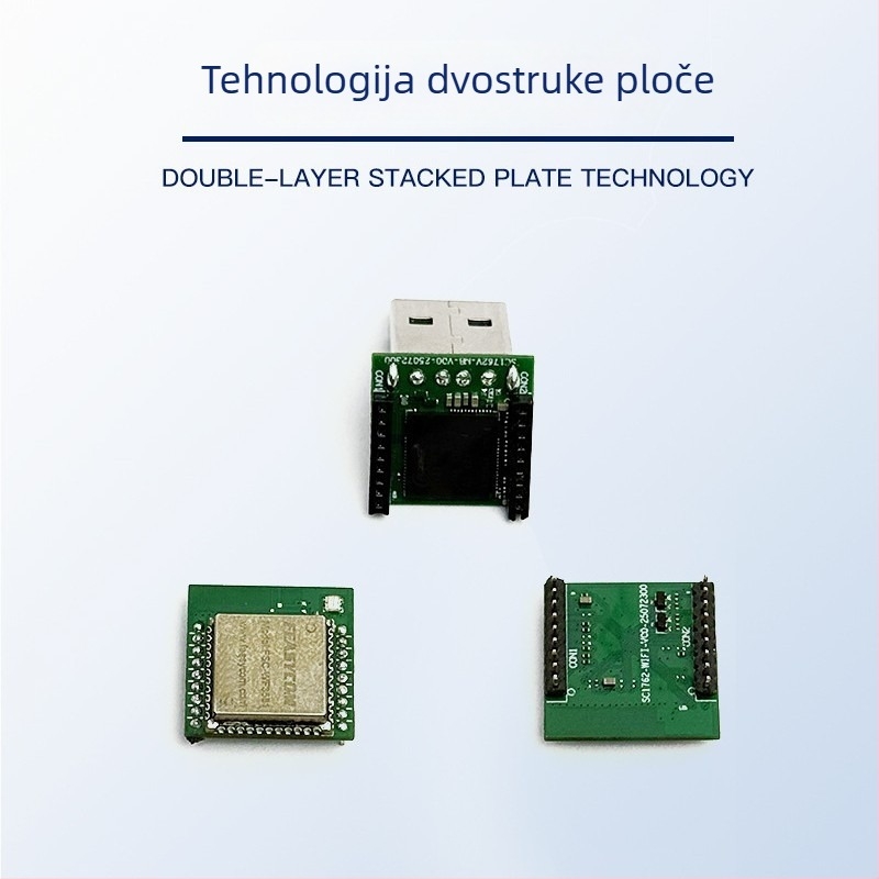 Drivekit CarPlay i Android Auto čip softver PCBA protokol kutija, kabelski na bežični prijenos, 5V, 0.5W, težina 4, laminirana PCB