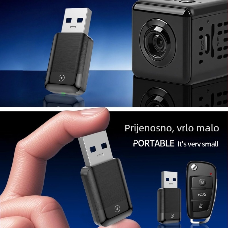 CarPlay bežični adapter Tyc17, dvostruko jezgreni CPU, USB-C sučelje, 16GB memorije, kompatibilan s Apple CarPlay