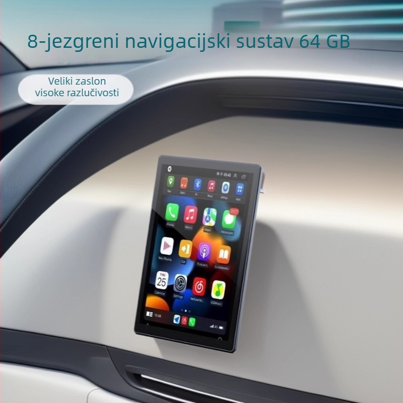10,1-inčni univerzalni navigacijski sustav za auto s Androidom, bežični CarPlay, kapacitivni dodirni zaslon, 64 GB, 8-jezgru procesor