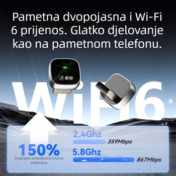 Bežična CarPlay kutija za Apple iPhone — Model G2, Dual-core CPU, 1GB RAM, Linux OS, USB sučelje