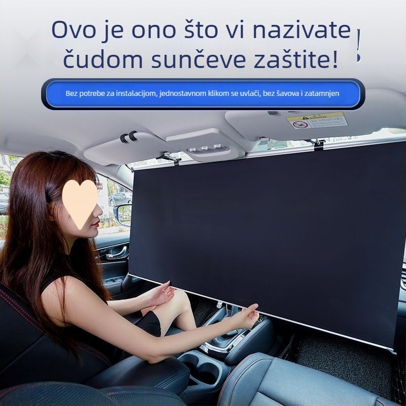Auto zaštita za prednje staklo od aluminijske folije, teleskopska ugradnja, opće namjene za Xinhui modele