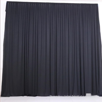 Vjenčani kulisni zavjesa, poliester mliječno svila, ručna izrada, scenska zavjesa