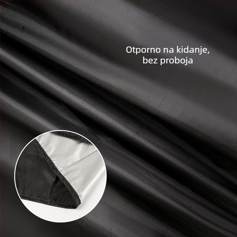 Suncobran za vjetrobransko staklo automobila, ojačana aluminijska folija, uzorak Univerzum sa zvijezdama, ugradnja klikom, univerzalni stil