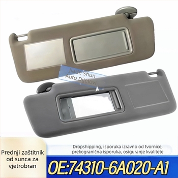 Suncob auto Toyota Land Cruiser Prado LC 03-09, dio 74310-6A020-A1, PVC, ugradnja klikom