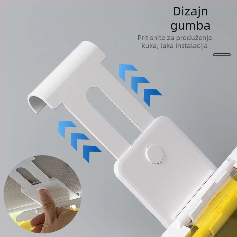 Auto vizir protiv zasljepljivanja za vozača – dan/noć dvostruka upotreba, noćni vid, protiv visokog snopa, teleskopski, plastični