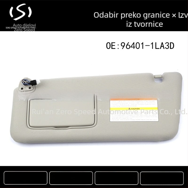 Sun Visor za lijevog vozača – LINGSU PVC Card-In Type za Infiniti QX56/QX80 (2011-2016)