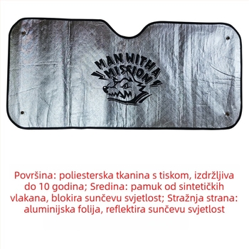 Sjenilo za prednje staklo automobila