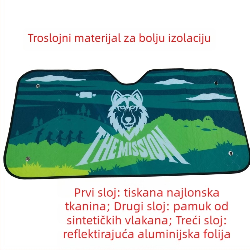 Sjenilo za prednje staklo automobila