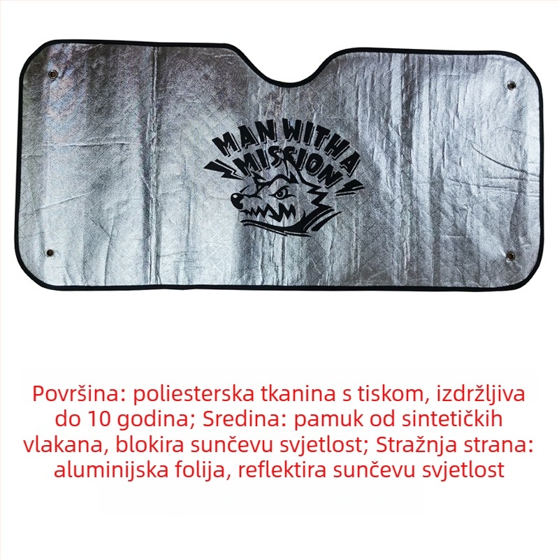 Sjenilo za prednje staklo automobila