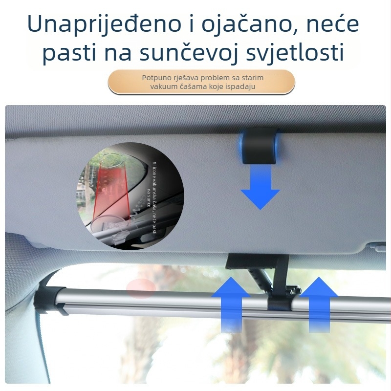 Fondi Tai automatsko izvučeno auto sjenilo za prednje staklo – aluminijski film, ugradnja kartom, kompatibilno sa specijalnim modelima automobila