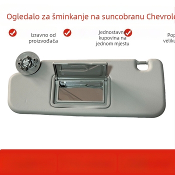 Zastita za vjetrobransko staklo Chevrolet Aveo i Cruze — minimalistički stil, jednobojni uzorak, PVC materijal, ugrađeno postavljanje, prilagodljivo