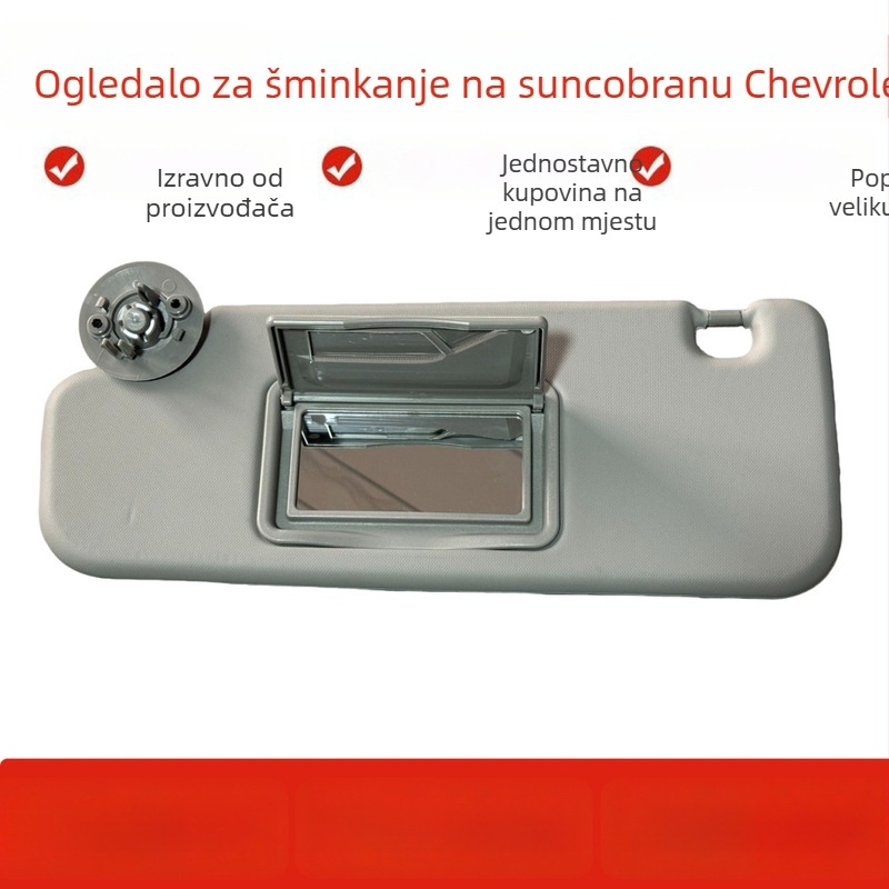 Zastita za vjetrobransko staklo Chevrolet Aveo i Cruze — minimalistički stil, jednobojni uzorak, PVC materijal, ugrađeno postavljanje, prilagodljivo
