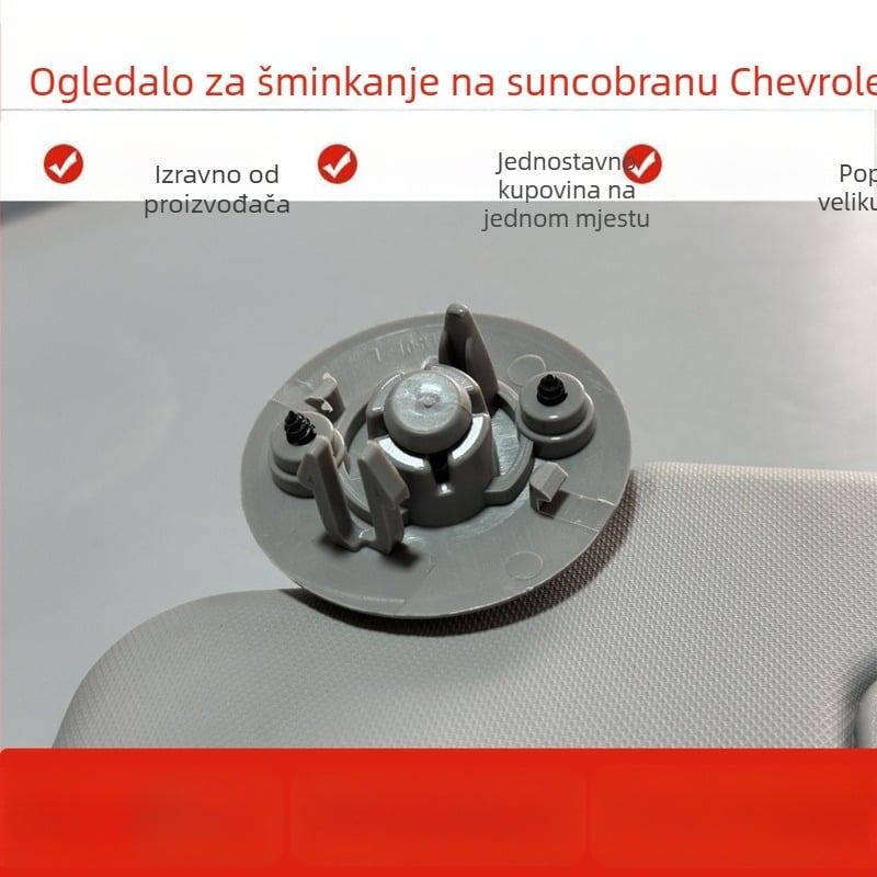 Zastita za vjetrobransko staklo Chevrolet Aveo i Cruze — minimalistički stil, jednobojni uzorak, PVC materijal, ugrađeno postavljanje, prilagodljivo
