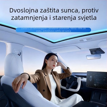 Graphene auto sjenilo, ugrađena instalacija, za namijenjene modele vozila.