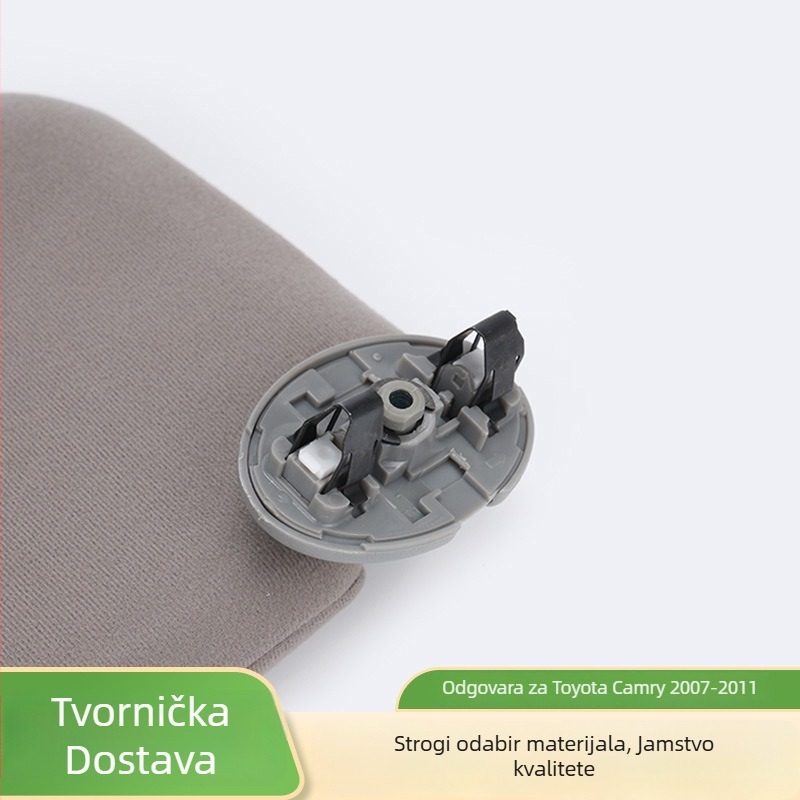 Desni vizir za sunce automobila Toyota Camry 2007-2011, PVC materijal, ugrađena montaža, bez svjetla, dio 74320-06780-B0
