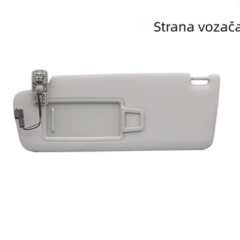 Sun visor shade s mrežicom i prugastim uzorkom za Golf 7/7.5, Magotan B8 i Jetta MK7 – ugradnja snap-in
