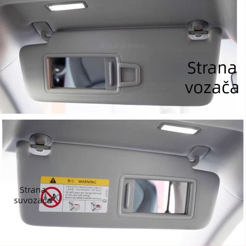 Sun visor shade s mrežicom i prugastim uzorkom za Golf 7/7.5, Magotan B8 i Jetta MK7 – ugradnja snap-in