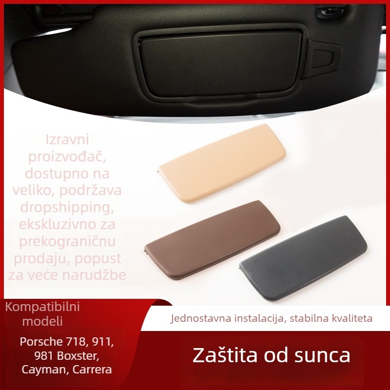 Sokamai Poklopac ogledala za šminku Porsche – plastika, ugrađena instalacija, originalni stil