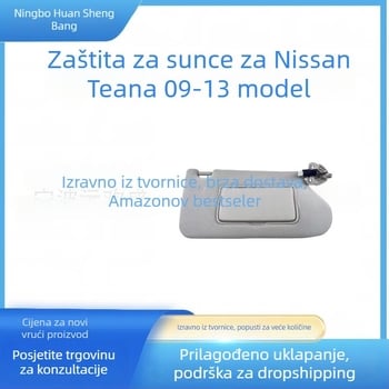 Auto sunčana vizira Nissan Teana 13-18, flanel materijal, ugrađena instalacija, mogućnost tiskanja logotipa