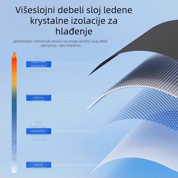 Auto suncobran za prednje staklo – aluminijska folija, ugradbeni sustav, univerzalna kompatibilnost, minimalistički stil, jednobojni uzorak
