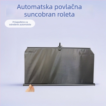 Automobilska sjenila s automatskim podešavanjem, izvlačni mehanizam, potpuno zatamnjivanje, UV zaštita, poliester