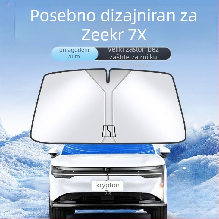 Auto sjenilo za sunce i toplinska izolacija prednjeg vjetrobrana s kišnom zavjesom za bočne prozore; stil crtani; moguć ispis logotipa; šifra proizvoda 9704h7685z4770; primjenjivi modeli: opći; ugradnja: druga.