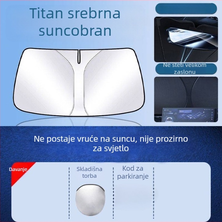 Auto sjenilo za sunce i toplinska izolacija prednjeg vjetrobrana s kišnom zavjesom za bočne prozore; stil crtani; moguć ispis logotipa; šifra proizvoda 9704h7685z4770; primjenjivi modeli: opći; ugradnja: druga.