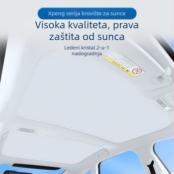 Panel za zaštitu od sunca i toplinsku izolaciju za krovni otvor Xpeng P7, G6, M03, G9 – Ice Crystal