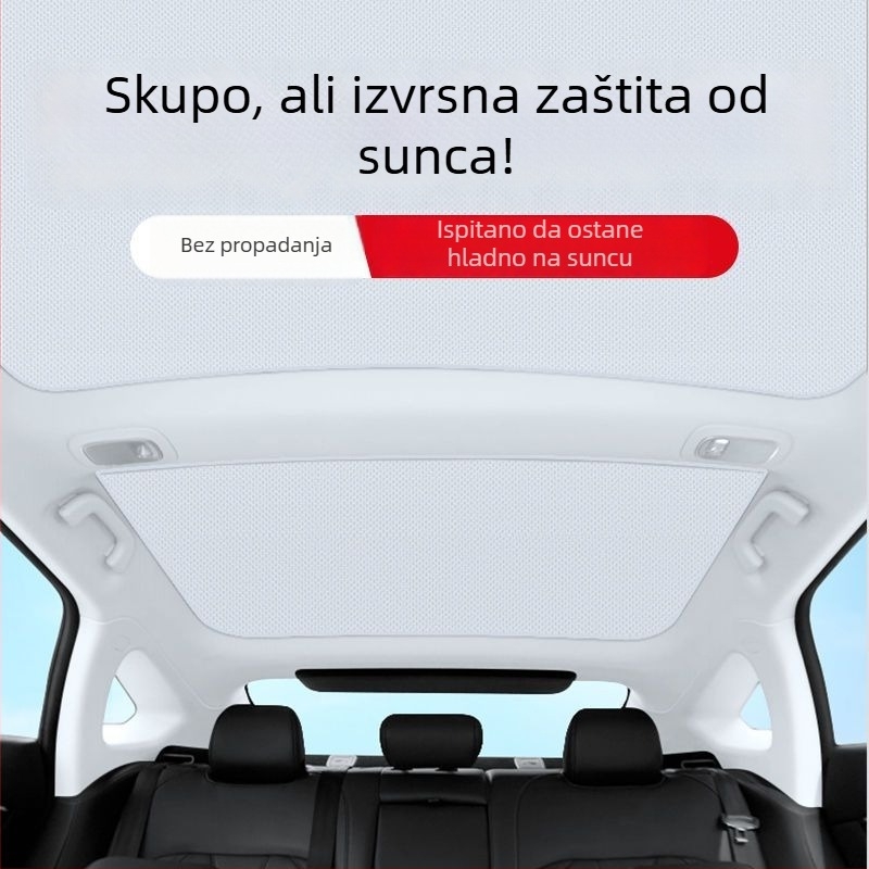 Panel za zaštitu od sunca i toplinsku izolaciju za krovni otvor Xpeng P7, G6, M03, G9 – Ice Crystal