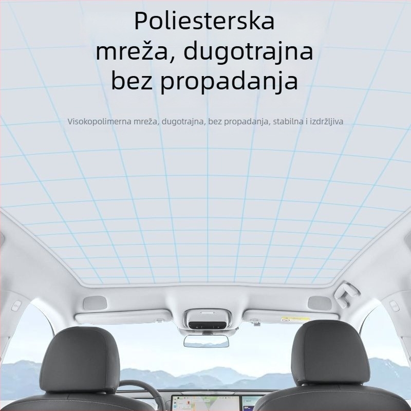 Panel za zaštitu od sunca i toplinsku izolaciju za krovni otvor Xpeng P7, G6, M03, G9 – Ice Crystal