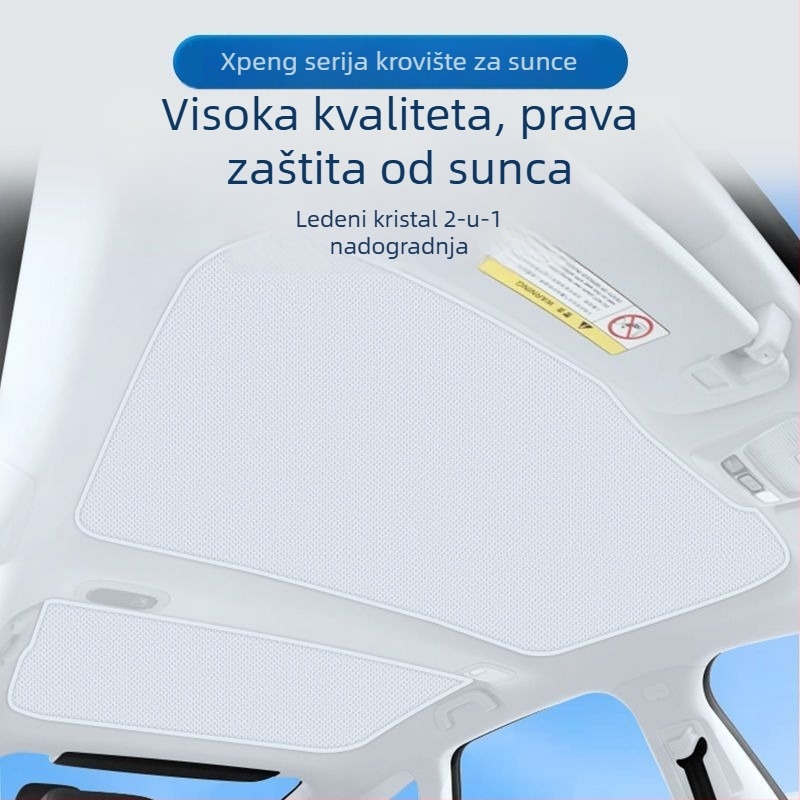 Panel za zaštitu od sunca i toplinsku izolaciju za krovni otvor Xpeng P7, G6, M03, G9 – Ice Crystal