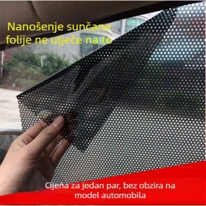 Unutarnja bočna sunčana zaštita za prozor automobila, elektrostatčko prianjanje, paneli za zaštitu od sunca, 2 komada