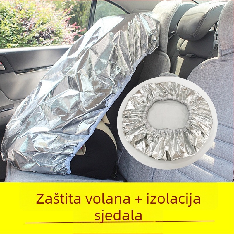 Navlaka za volan automobila – univerzalna prilagodba, zaštita od prašine i sunca kroz sve sezone, navlaka za dječje sjedalo, prilagodljivo