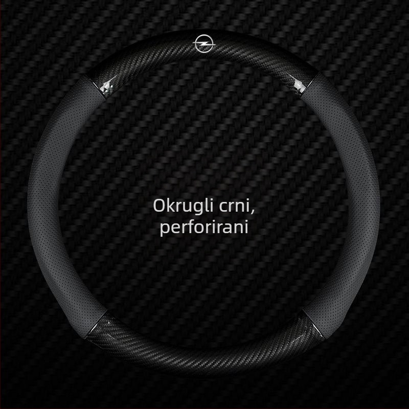Univerzalni kožni navlaka za volan za Opel, promjer 40 cm, četiri sezone, sportski stil