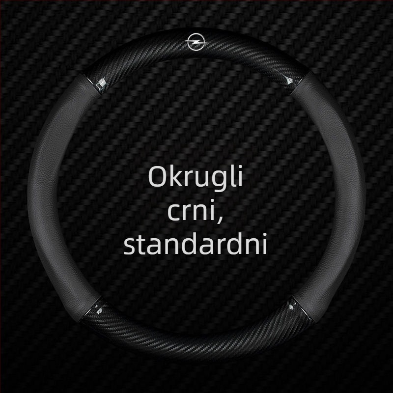 Univerzalni kožni navlaka za volan za Opel, promjer 40 cm, četiri sezone, sportski stil