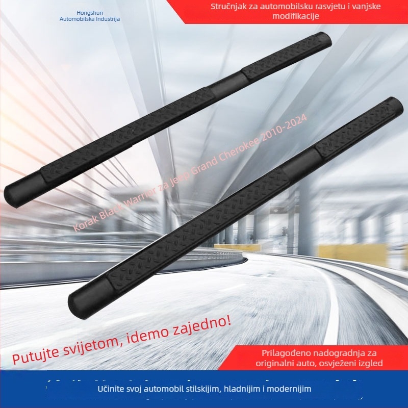 Set pedala od aluminijske legure za Jeep Grand Cherokee 2010-2024, bočni pedali i pedale dobrodošlice, prilagodljivo