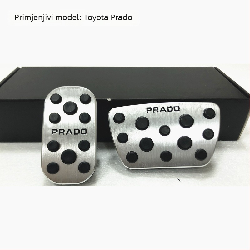 Set pedala od aluminijske legure za Toyota Prado 2,7L: pedala gasa, pedala kočnice i podupirač stopala