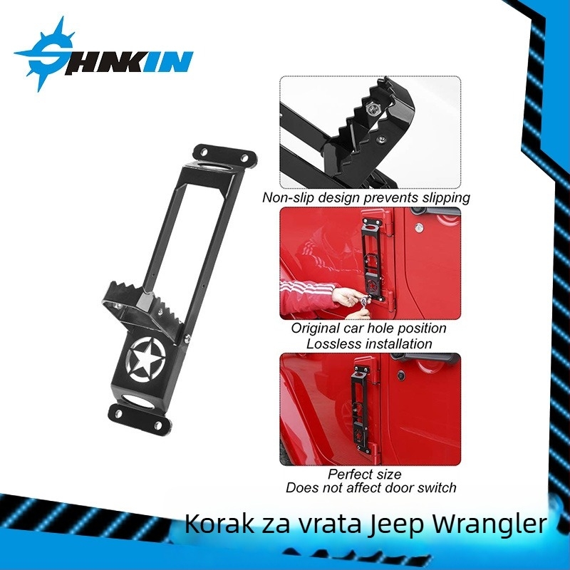 Sklopivi prag vrata za Wrangler JL – Shunkun, vanjski dekorativni dodatak, materijal: Drugo (Brand: Shunkun; Model: Wrangler JL; Marka automobila: Wrangler JL)