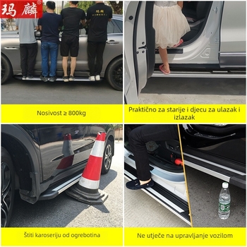 Renault Koleos 2017 bočne stepenice - aluminijska legura, lijeva i desna, izrada po narudžbi