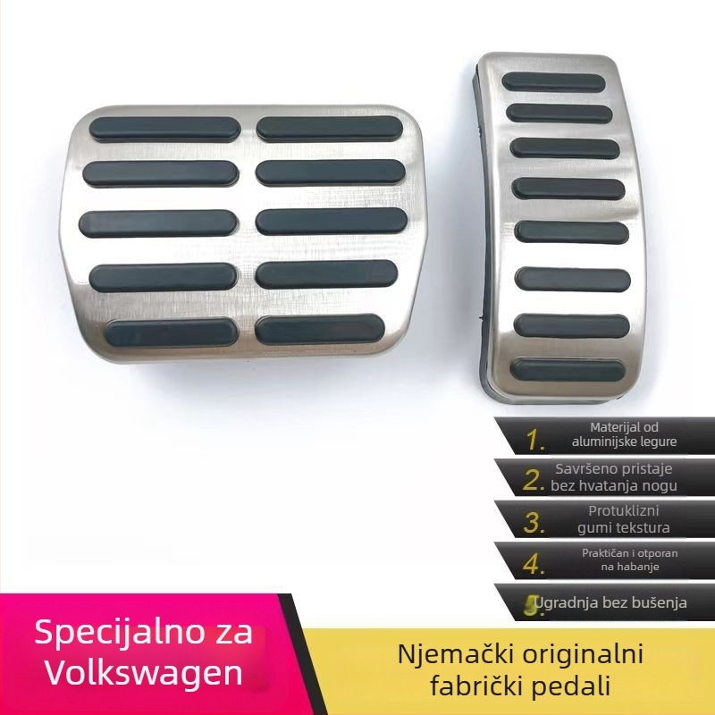 Pedal kočnice — nehrđajući čelik, Dexter, za Volkswagen