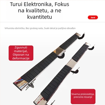 Touareg pedala od aluminijske legure, potpora za stopalo i vanjski prag vrata za automobil, prilagodljivo za automatski mjenjač