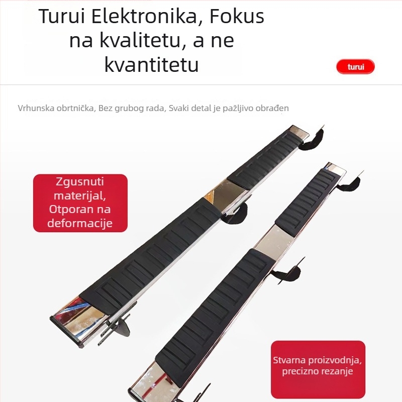 Touareg pedala od aluminijske legure, potpora za stopalo i vanjski prag vrata za automobil, prilagodljivo za automatski mjenjač