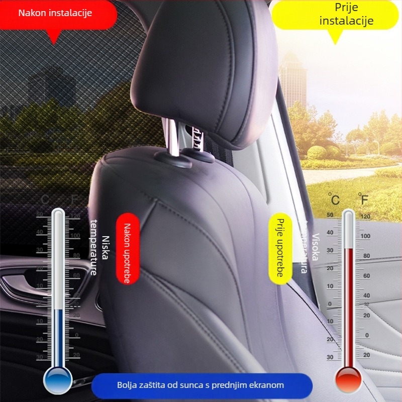 Automobilska mreža protiv komaraca - prozirna mreža, visi, opća kompatibilnost, PRINTOGEN