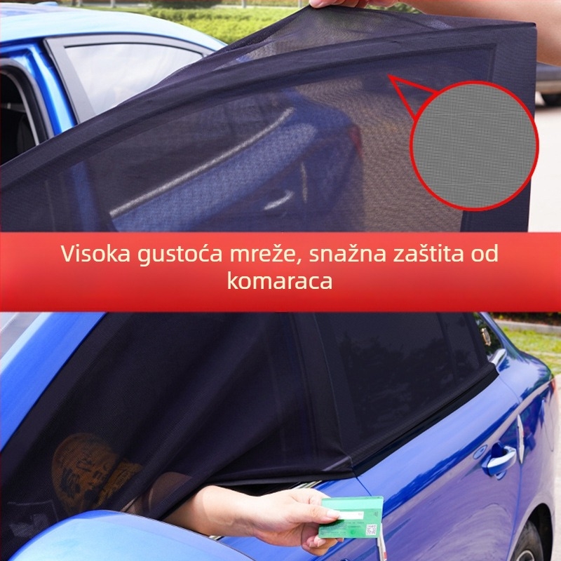 Automobilska mreža protiv komaraca - prozirna mreža, visi, opća kompatibilnost, PRINTOGEN