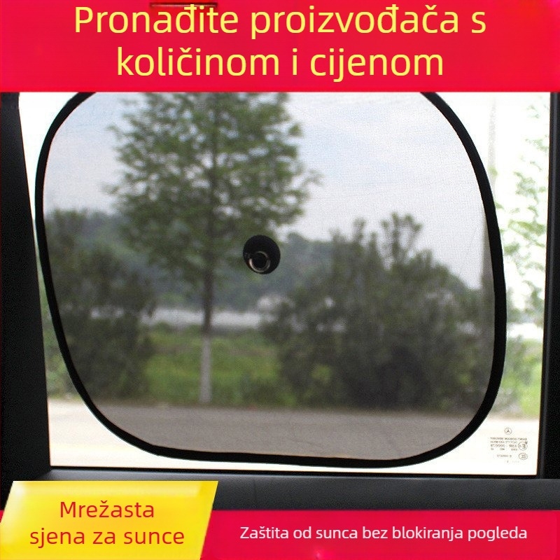 Mrežasti zaštitnik prozora automobila s logotipom, prilagodljiva obrada, tip 20213