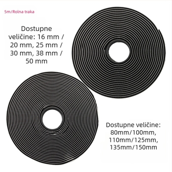 Samoljepljivi Velcro trak za zavjese i vrata – dvostrano ljepilo, najlon Velcro, svestrana upotreba kod kuće i u automobilu, branda bxx