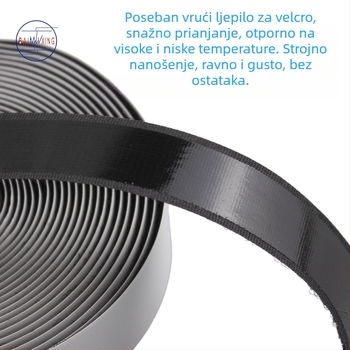 Samoljepljivi Velcro trak za zavjese i vrata – dvostrano ljepilo, najlon Velcro, svestrana upotreba kod kuće i u automobilu, branda bxx