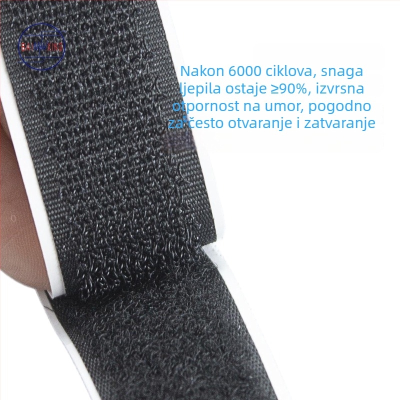 Samoljepljivi Velcro trak za zavjese i vrata – dvostrano ljepilo, najlon Velcro, svestrana upotreba kod kuće i u automobilu, branda bxx